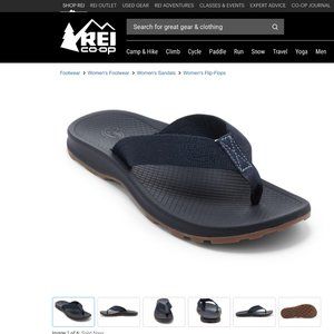 Like new: Chaco Women's Playa Flip Flop Navy Sz 11